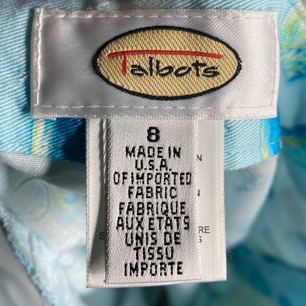 Talbots 9” High Waisted Seashell Print Shorts - image 7